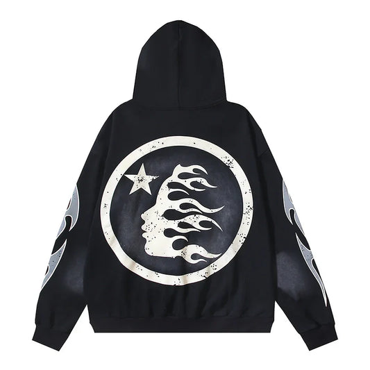 Hellstar Hoodie Black Grey