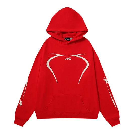 Hellstar Sport Hoodie Red White