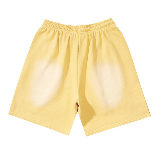 Hellstar Studios Flame Shorts Yellow
